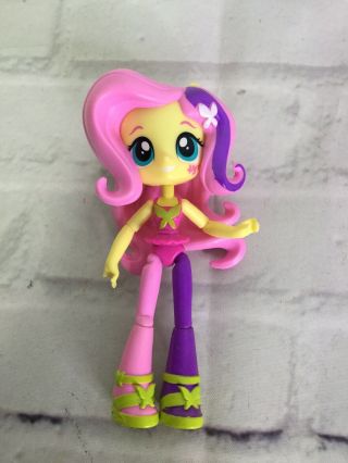 Hasbro My Little Pony Mlp Equestria Girls Minis Rockin Fluttershy Figure Toy