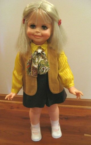 Vintage Ideal,  Betty Big Girl 30 " Playpal Companion Size Doll,  She Walks 1960 