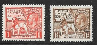 Gb Gv 1925 Wembley - Unmounted With Centering