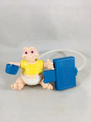Vtg 90s Disney The Dinosaurs Tv Show Baby Sinclair 2.  5” Figurine Toy Mcdonalds
