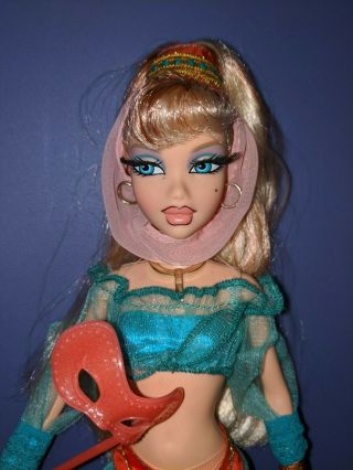 Barbie Doll My Scene Delancey Masquerade Madness W/genie Costume Almostcomplete