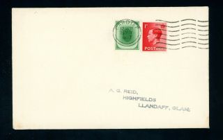 Edward Viii 1939 Cover With Test Label In Green (au525)