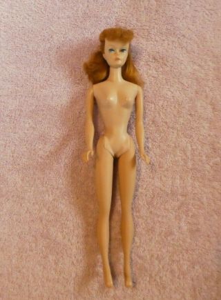 Vintage Barbie Doll - Vintage Titian Ponytail Barbie Doll 6 or 7 2