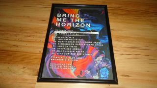 Bring Me The Horizon 2016 Tour - Framed Advert