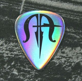 Megadeth // Marty Friedman Tour Guitar Pick // Rainbow/mirror/black Cacophony