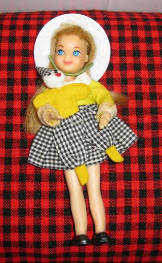 Vintage 1966 Tutti Clowning Around Outfit / Rare Htf Clown Doll & Tutti Doll