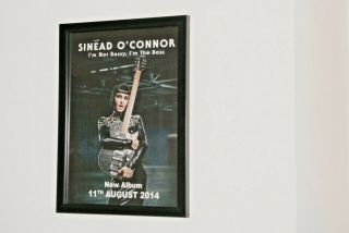 Sinead O Connor Framed A4 Rare 2014 `im Not Bossy` Album Art Poster