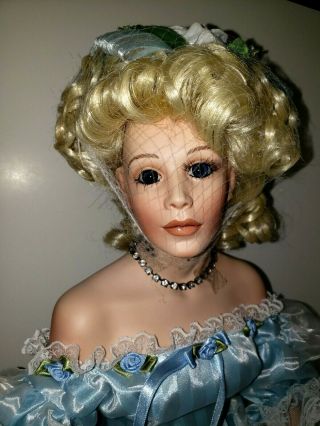 " Jessica " 31” Porcelain Doll By Vickie Anguish Kilhberg For Rustie Welden