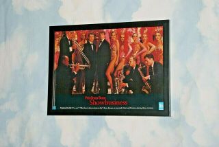 Pet Shop Boys Framed A4 `showbusiness`1988 Dvd Band Rare Art Poster