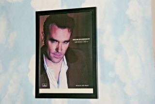Morrissey Framed A4 Rare 1994 `vauxhall And I`album Band Promo Poster