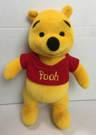 Disney Winnie The Pooh Bear 11 " Plush Vintage By Mattel Arcotoys Euc 20f