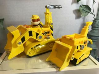 Paw Patrol Rubble And 2 Construction Vehicles