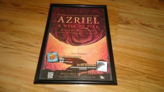 Azriel A Will Of Fire - Framed Advert