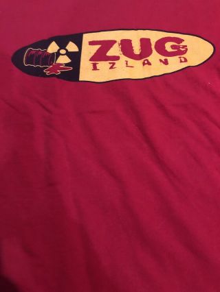Zug Izland Red Cracked Tiles Shirt Xl Insane Clown Posse Icp Juggalo