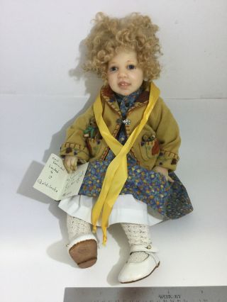 Goldilocks Limited To 10 Signed By Artist Elissa Glassgold Resin 20” Doll 1999