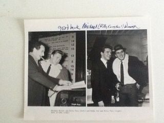 Signed Photos From The Film Play It Cool Starring Billy Fury