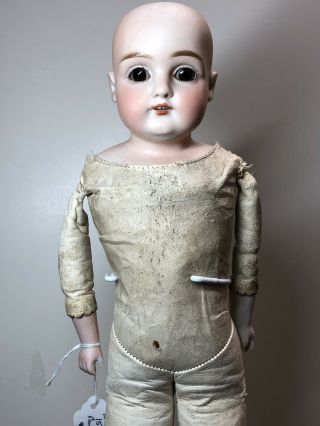 15” Antique Kestner Bisque Doll Germany Jdk 154 Dep.  5 Body Leather Body Sf2