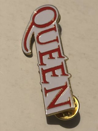 Queen Official German Fanclub Promo Red Limited Pin Badge
