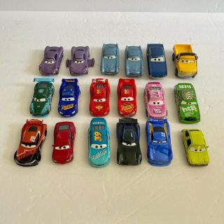Mattel Disney Pixar Cars Mcqueen 1:55 Diecast Model Toy Cars All Series Loose