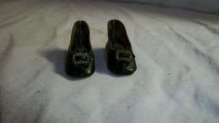 Little Leather Shoes For Your Antique German Or French Fashion Doll