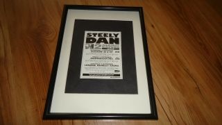 Steely Dan 2000 Tour - Framed Advert