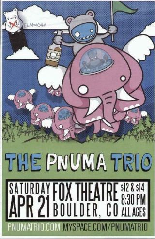 The Pnuma Trio 2007 Denver Concert Poster