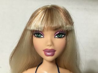 Barbie My Scene My Bling Bikini Spa Delancey Doll Highlight Hair Bangs Rare 3