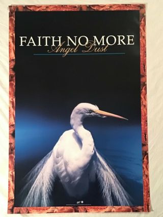 Faith No More 1992 Promo Poster Angel Dust