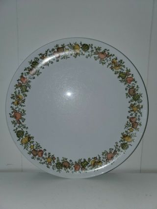 10 Inch Centura By Corning Spice Of Life Vegetable Harvest Dinner Plate Vintage