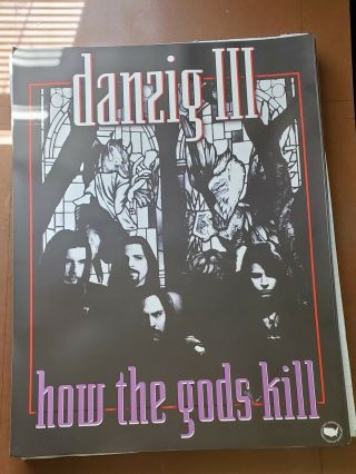 Danzig How the Gods Kill 18x24 Fan Poster Misfits Samhain 2