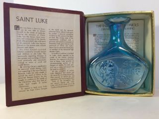 Vintage St.  Luke Iridescent Bottle,  Ltd Edition W/box
