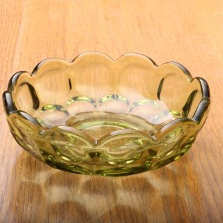 Imperial Glass Provincial Green Verde Bowl