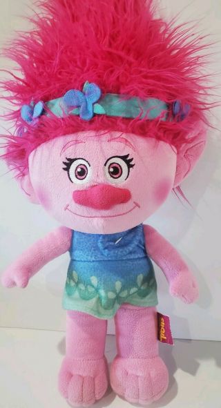 Dreamworks Trolls Large 22” Princess Poppy Plush Stuffed Pillow Buddy Toy