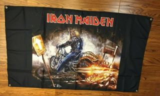Iron Maiden Flag Banner Cloth Sign Poster 3 