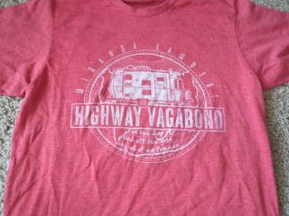 Miranda Lambert 2017 Highway Vagabond Tour Concert T - Shirt Red,  Medium 2