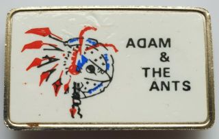 Adam And The Ants Vintage Metal Badge Adam Ant Punk Rock Goth Wave 80 