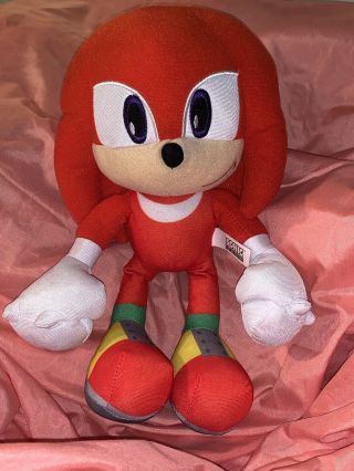 Toy Factory 12” Red Knuckles Sonic The Hedgehog Soft Plush Stuffed Toy Sega B9