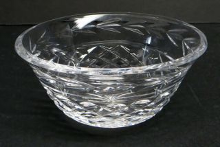 Small Vintage Signed Waterford Crystal Bowl Dish Candy Nut Sugar Trinket Exc
