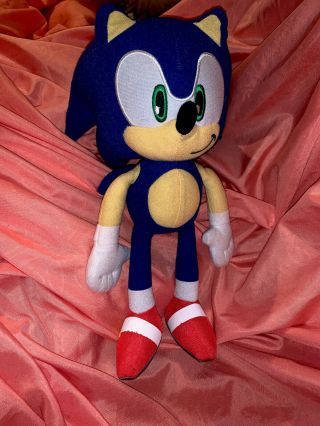 Toy Factory 12” Sonic The Hedgehog Soft Plush Stuffed Toy B9
