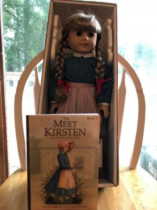 18 Inch Kirsten Larson American Girl Doll,  Pleasant Company W/ Outfit