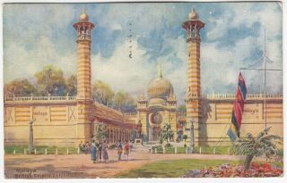 1925 British Empire Exhibition Malaya Pavilion Post Card With Exhibition Cd