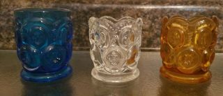 3 Le Smith Moon And Star Toothpick Holders