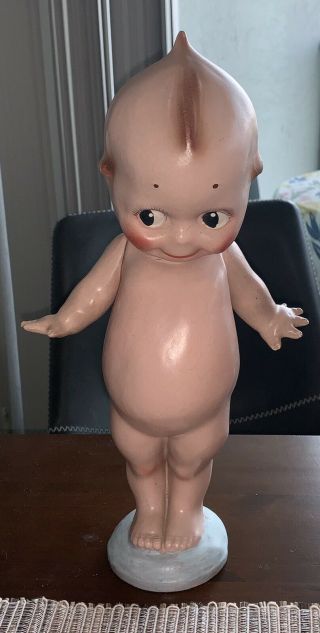 Darling 12 " Antique Composition Kewpie Doll With Rose O 