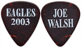 The Eagles Joe Walsh Authentic 2003 Concert Tour Custom Band Stage Guitar Pick