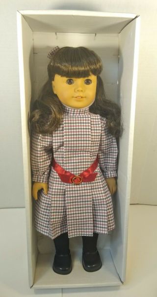 Samantha 18 " American Girl Doll Pleasant Company W/ Box Book Meet Outfit