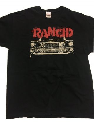 Rancid Shirt Vintage Punk Rock T Shirt Black L Large Short Sleeve