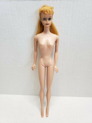 Vintage Mattel Barbie Doll Blonde Ponytail Japan