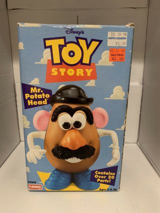 Vintage 1995 Playskool Disney Toy Story Mr.  Potato Head Missing Glasses