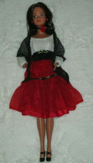 Vintage Mattel 1979 Rio Senorita Hispanic Barbie Steffie Face Taiwan Doll 1966
