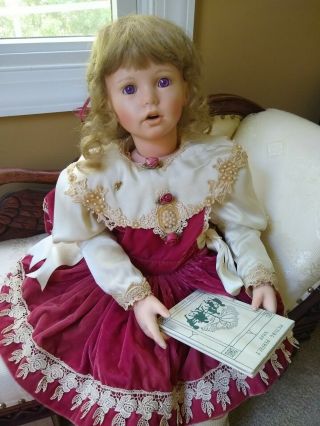 Donna Rubert Porcelain Child Doll Shay World Gallery 113 / 2000 28 "